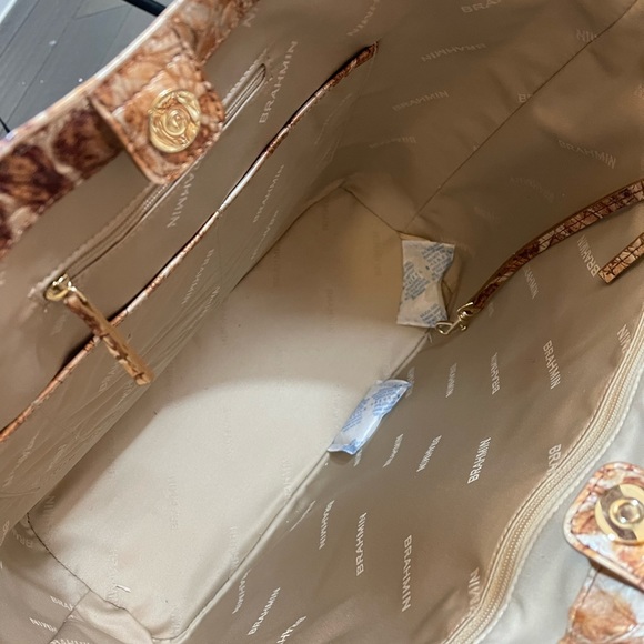 Brahmin Brooke Tote Handbag Toasted Kempsey RARE NWT - Picture 4 of 8